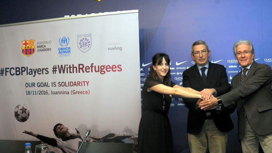Ένα ταξίδι αλληλεγγύης για τους πρόσφυγες από διεθνείς προσωπικότητες του ποδοσφαίρου