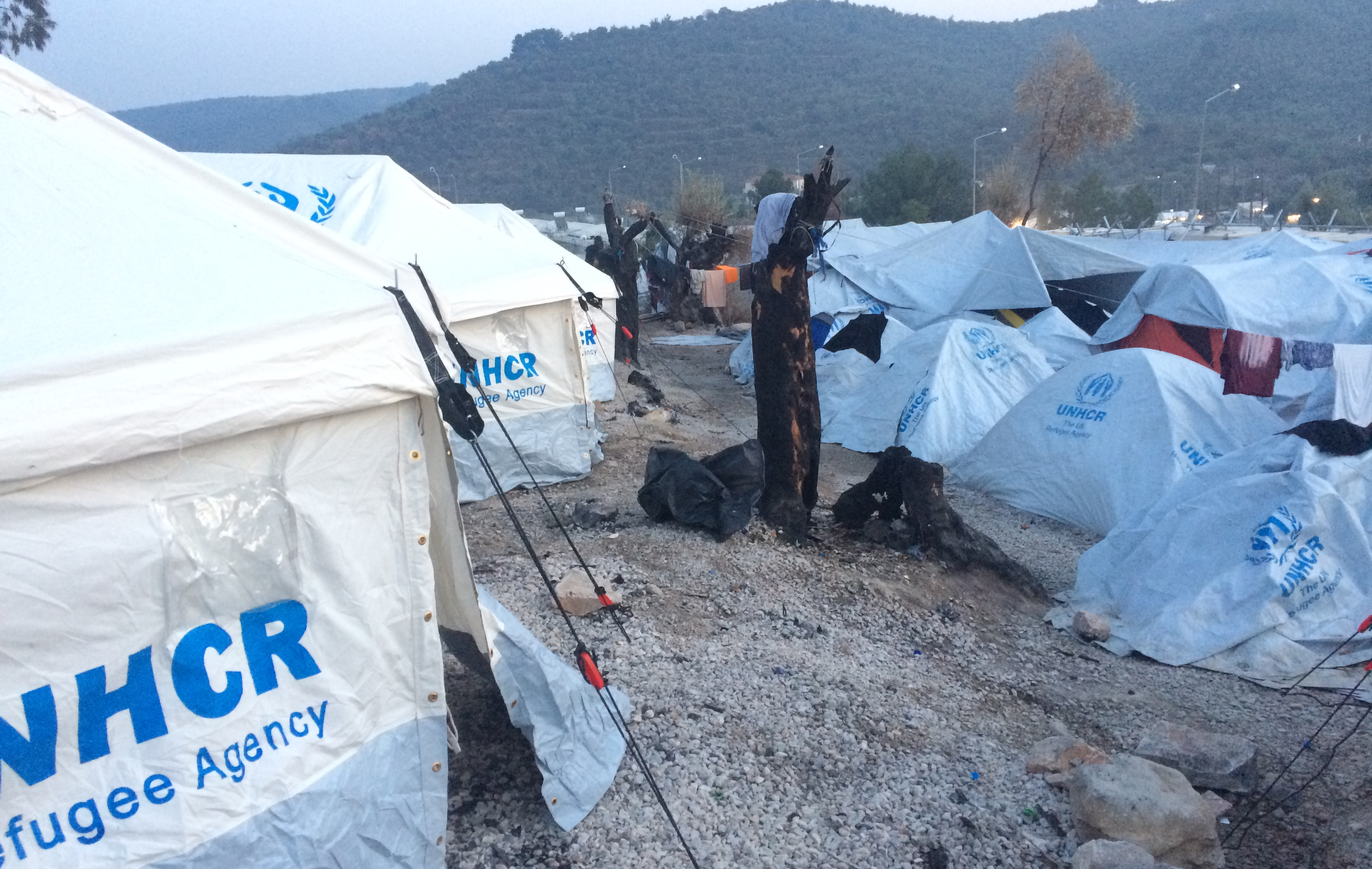 UNHCR saddened by tragic death of woman and child in Moria, Lesvos