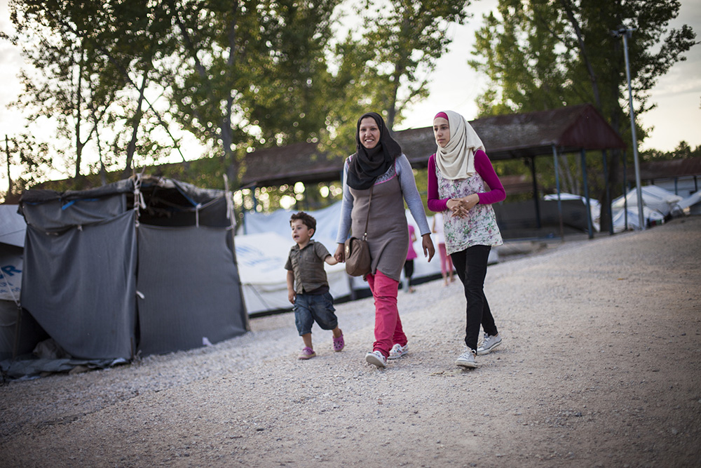 Greece. After fleeing Syria with her three children, Wafaa Tabra dreams of reuniting with her husband in Germany