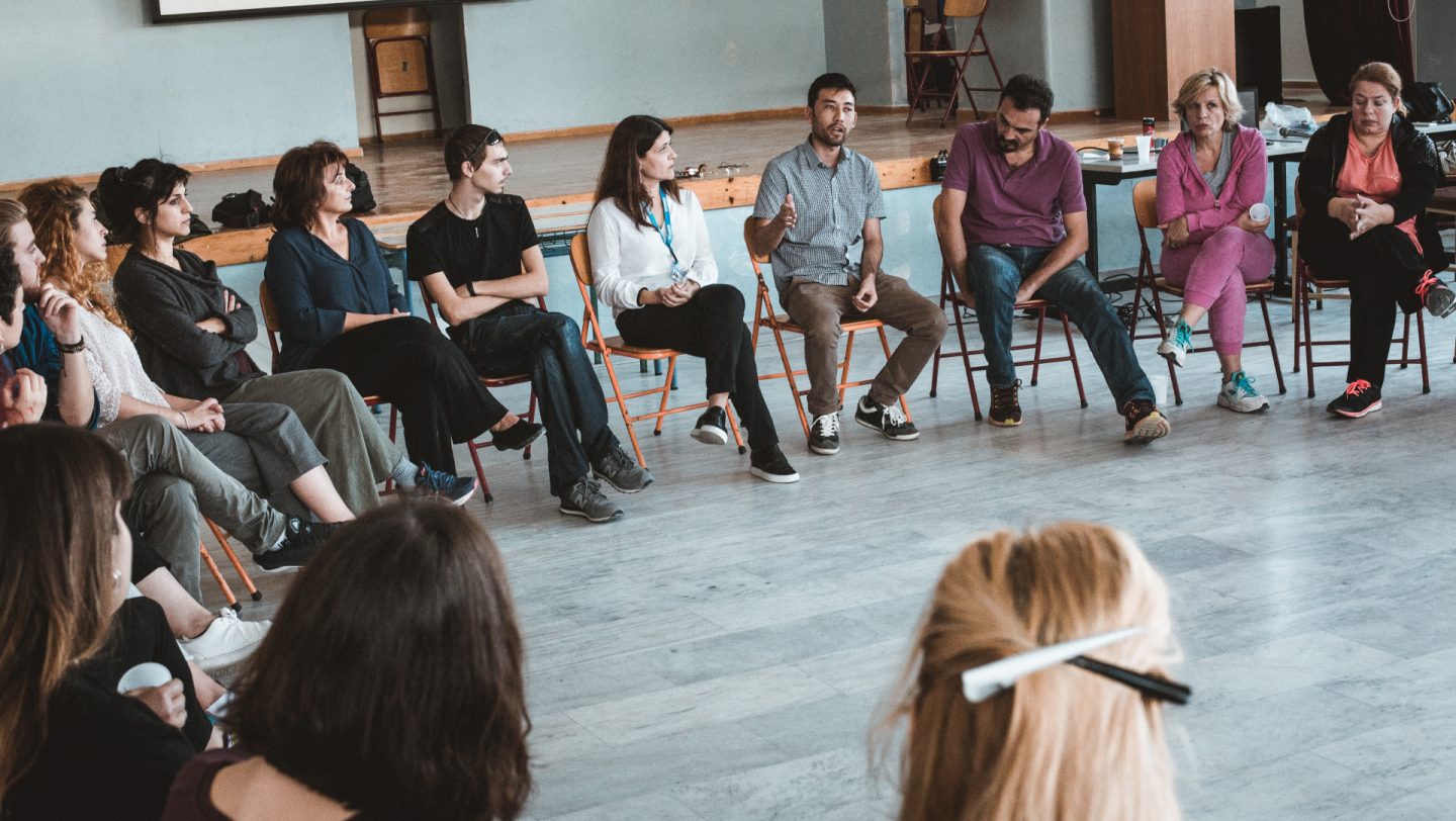 Greece. Teachers and students of primary and secondary education take part in a three day educational workshop on refugees and human rights using experiential learning, theatre and educational drama techniques