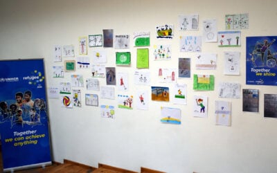 Τα παιδιά στη Λέσβο ζωγραφίζουν για την Παγκόσμια Ημέρα Προσφύγων