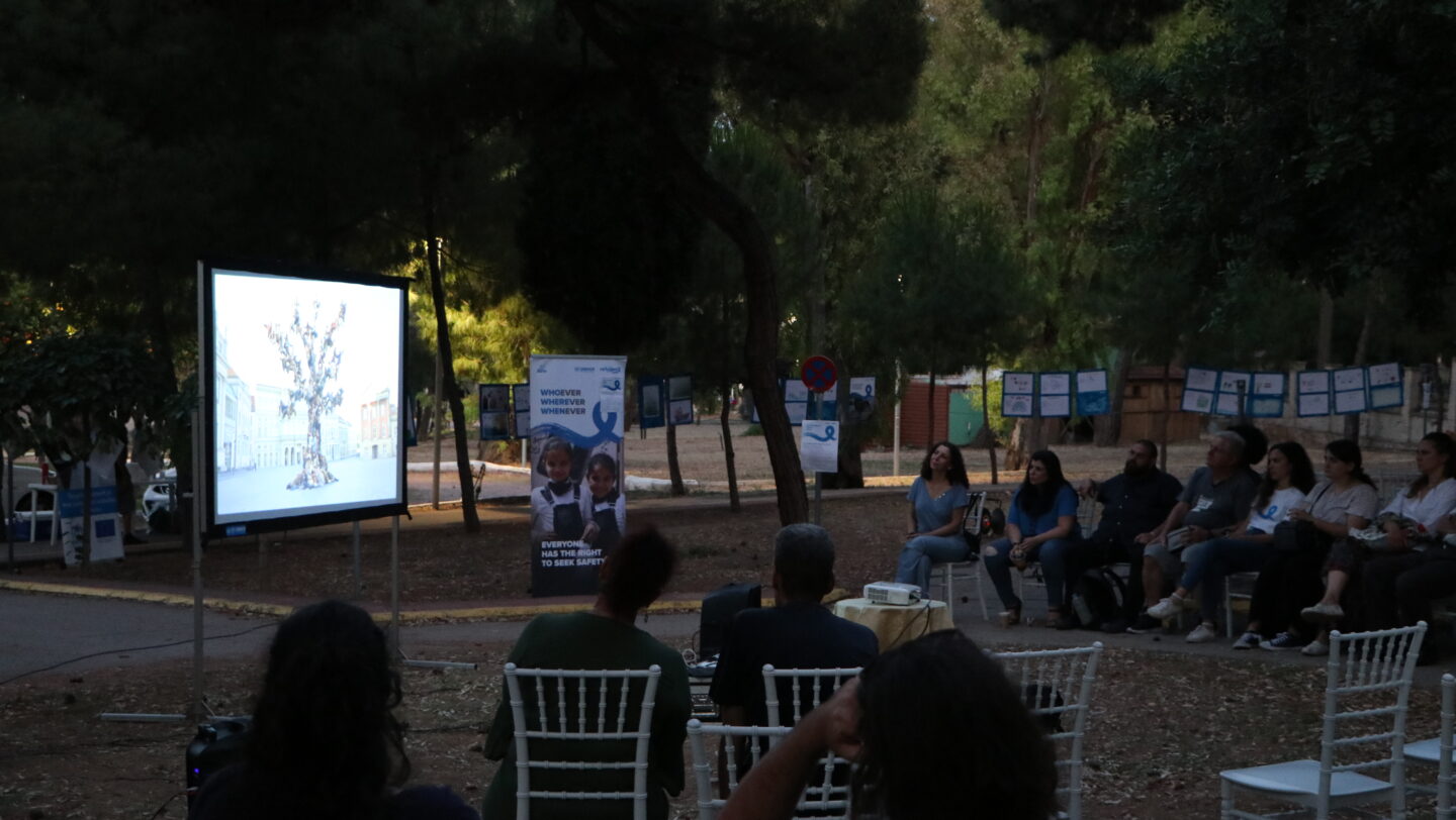 Film screening in Chios Municipal Garden_II