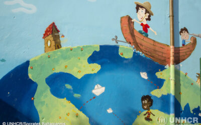Της Γης μας το Καράβι: Μήνυμα αγάπης και αποδοχής μέσα από μια σχολική τοιχογραφία