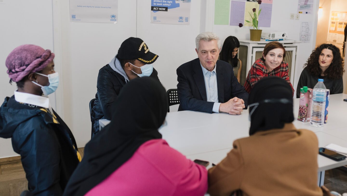 Greece. The United Nations High Commissioner for Refugees Filippo Grandi visits Greece