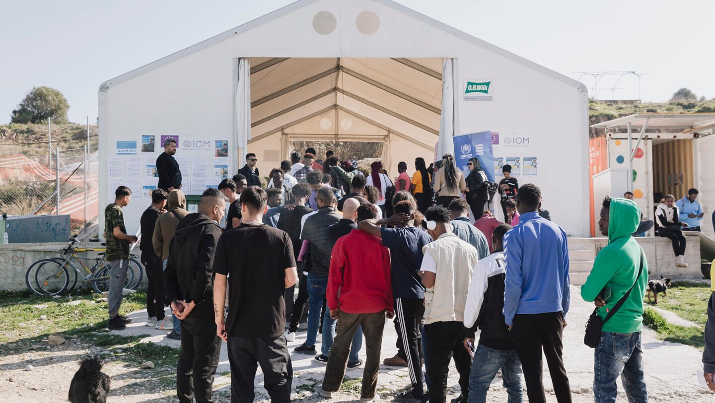 Greece. Refugees connect with employers during the 4th Lesbos Job Fair