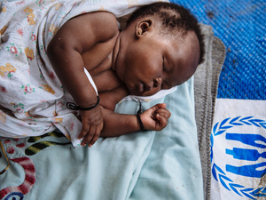 Uganda. South Sudanese refugee Juru Jane in Bidibidi settlement