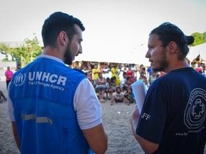 Brazil. UNHCR and partners hold information sessions with Warao community