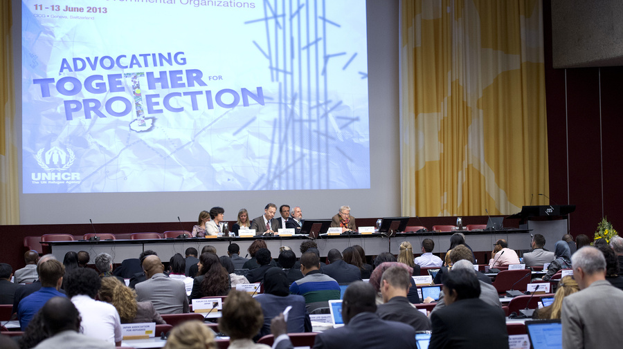 The opening of this year's annual consultations with non-governmental organizations in Geneva.