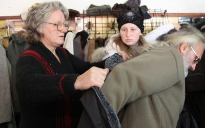 Az ukránok nagylelkűsége segít a menekülőknek megbirkózni a téli hideggel