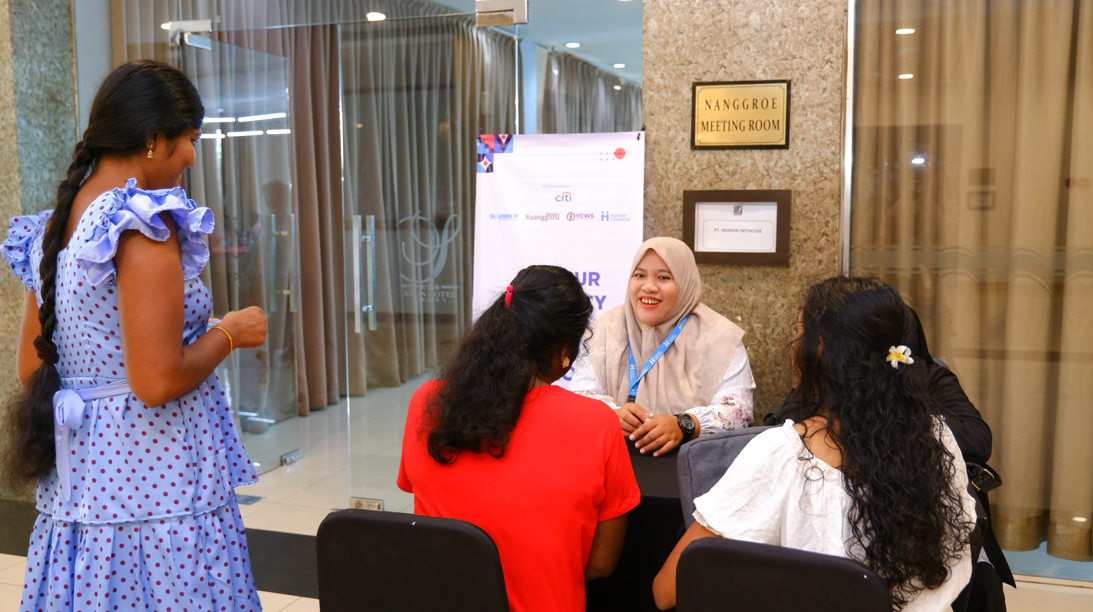Pengungsi di Indonesia berpartisipasi dalam program Job Readiness Support for Refugees
