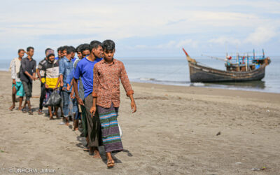November 2022, Disembarkation of 2 Boats with Rohingya Refugees in North Aceh