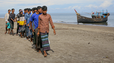 November 2022, Pendaratan 2 Kapal yang Membawa Pengungsi Rohingya di Aceh Utara