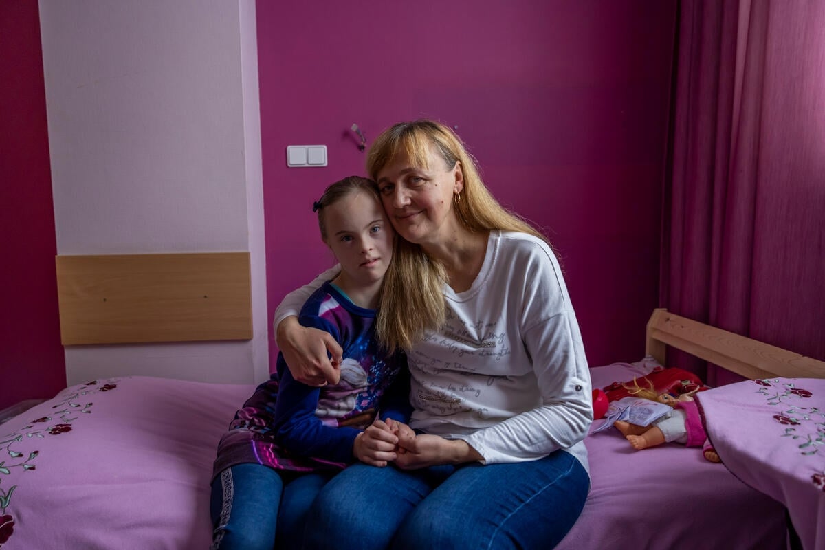 Poland. Refugees from Ukraine at the Kapelanka hostel
