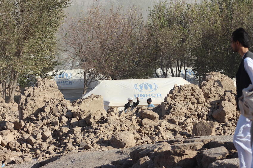 Afghanistan. Herat earthquake photos.