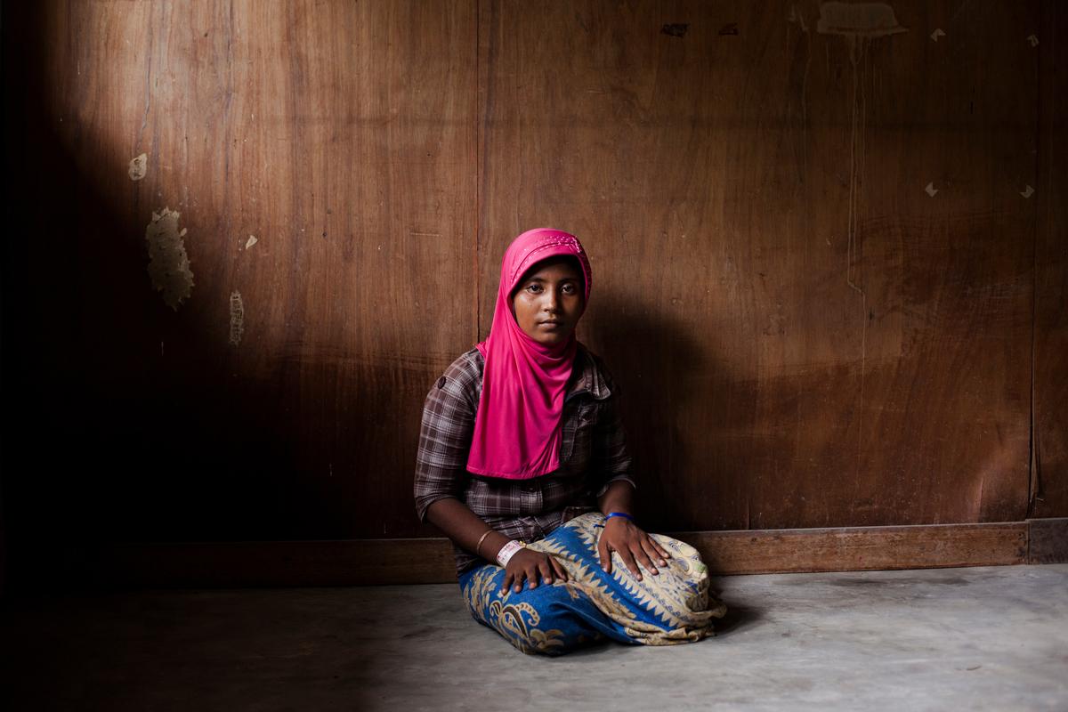 Indonesia. Portrait of Refugees