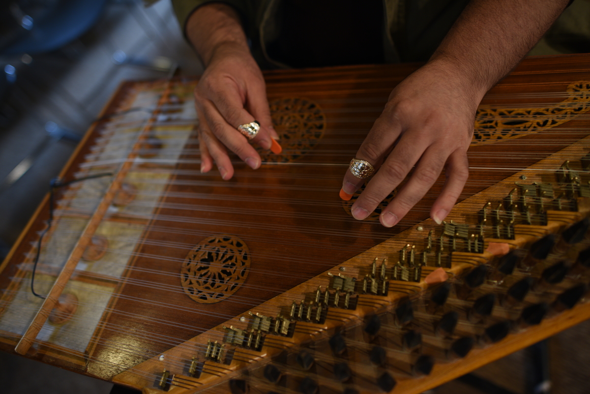 France. Refugee orchestra plays songs of love and exile