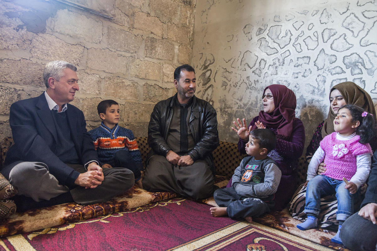 Syria. High Commissioner visit to Souran