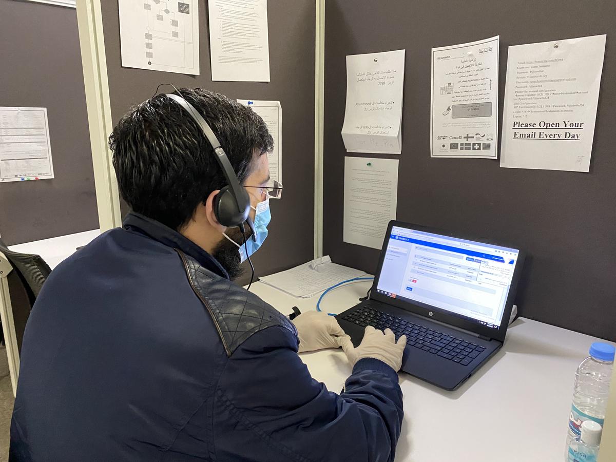Lebanon-Refugee call centre fills gap amid Lebanon's COVID-19 shutdown