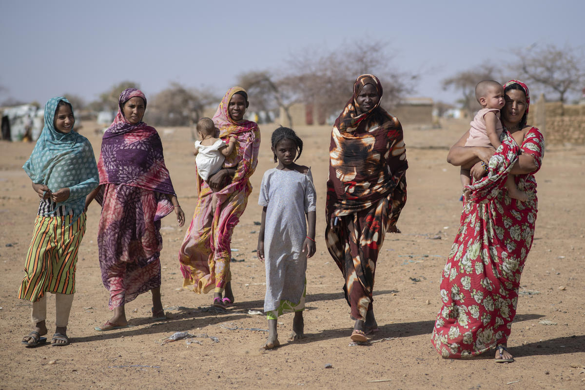 Burkina Faso. UN High Commissioner for Refugees visits Goudoubou camp