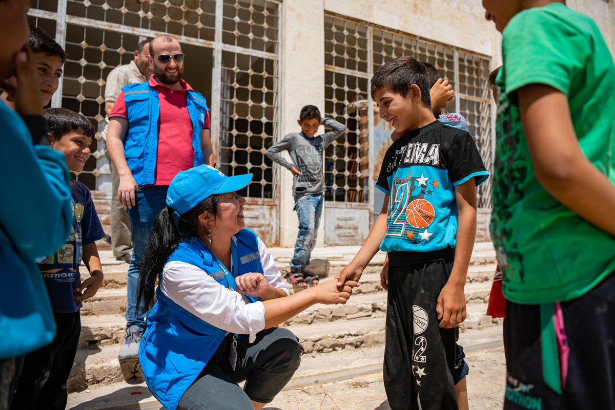 Syria. UNHCR teams travel long distances to newly accessible areas to reach the most vulnerable in Aleppo