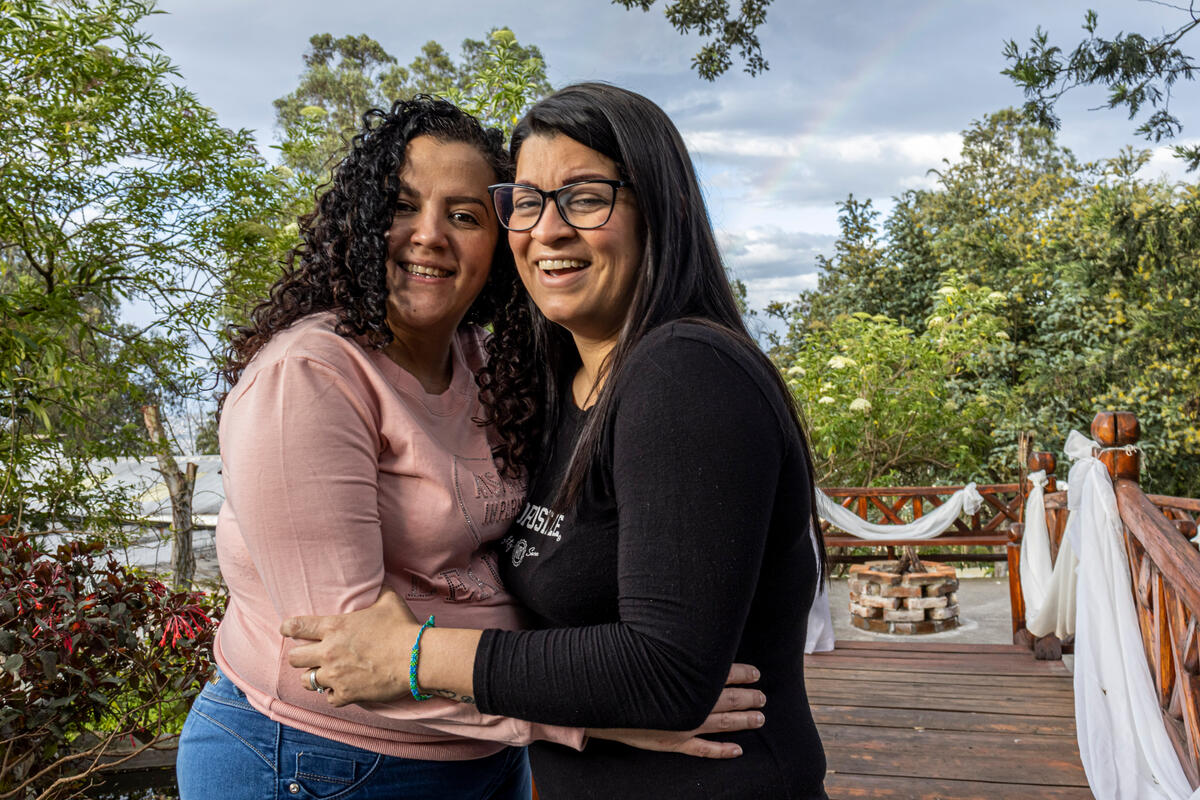 Yeraldine and her partner, Zailet, have built a new life together in Ecuador.