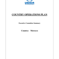 UNHCR Country Operations Plan 2007 - Morocco