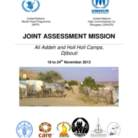 Djibouti: Joint Assessment Mission. Ali Addeh and Holl Holl Camps, Djibouti, 18 to 24th November 2013 