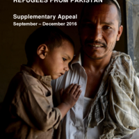 UNHCR Repatriation of Afghan Refugees from Pakistan Supplementary Appeal - September - December 2016 (19 September 2016) 