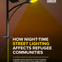 How night-time street lighting affects refugee communities - A population-based assessment of community lighting in Northern Uganda's Rhino Camp refugee settlement