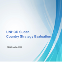 ES/2022/05 UNHCR Sudan Country Strategy Evaluation