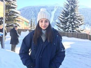 Yusra Mardini Speaks at WEF in Davos