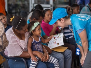 Venezuela. Assistance for Colombian refugees