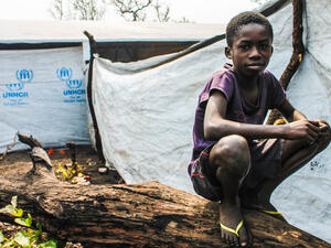 Angola. Congolese refugees relocated to new settlement