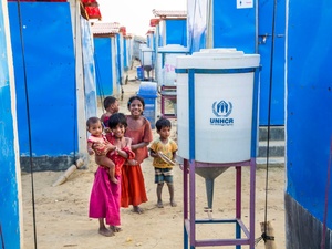 Bangladesh. Spacious and safer, Kutupalong work improves refugees' quality of life