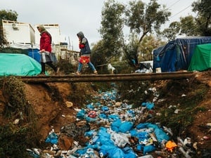 Greek. UNHCR chief urges action over conditions for asylum-seekers on Lesvos