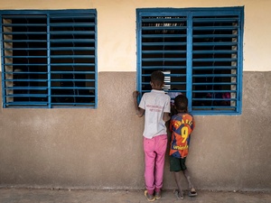 Burkina Faso. UN High Commissioner for Refugees visits Goudoubou camp