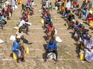 Kenya. Food and relief items distributed during COVID-19 global pandemic
