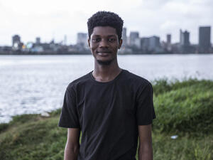 Côte d'Ivoire. Ivorian graphic designer produces emoji for World Refugee Day