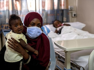 Jordan. UN High Commissioner for Refugees visits hospital in Amman