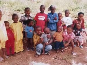 Equatorial Guinea. Refugees in Kouankan camp