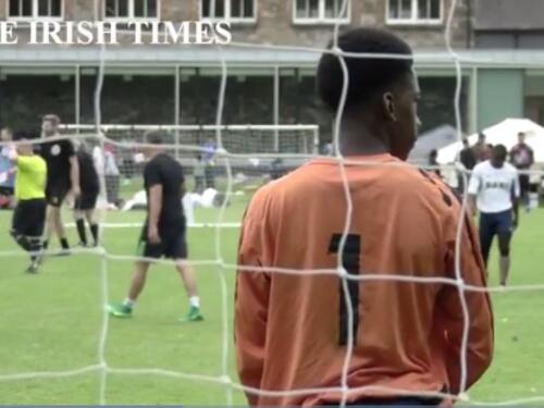 Syrian refugees join teams for annual soccer tournament