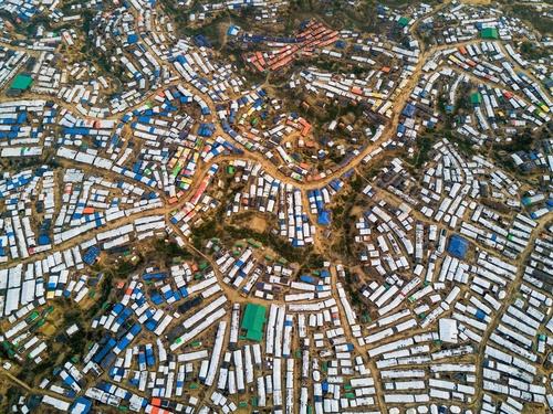 Bangladesh. Kutupalong extension site nears completion