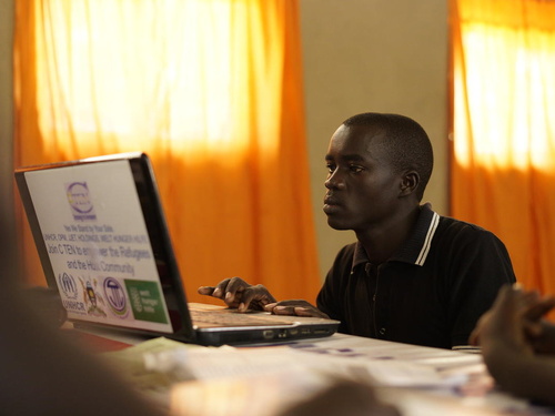 "Being online has really improved people's lives here – for us and the Ugandans," says Richard, 23.