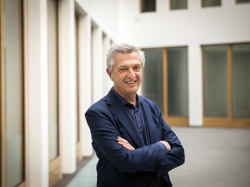 Portrait of UN High Commissioner for Refugees, Filippo Grandi 