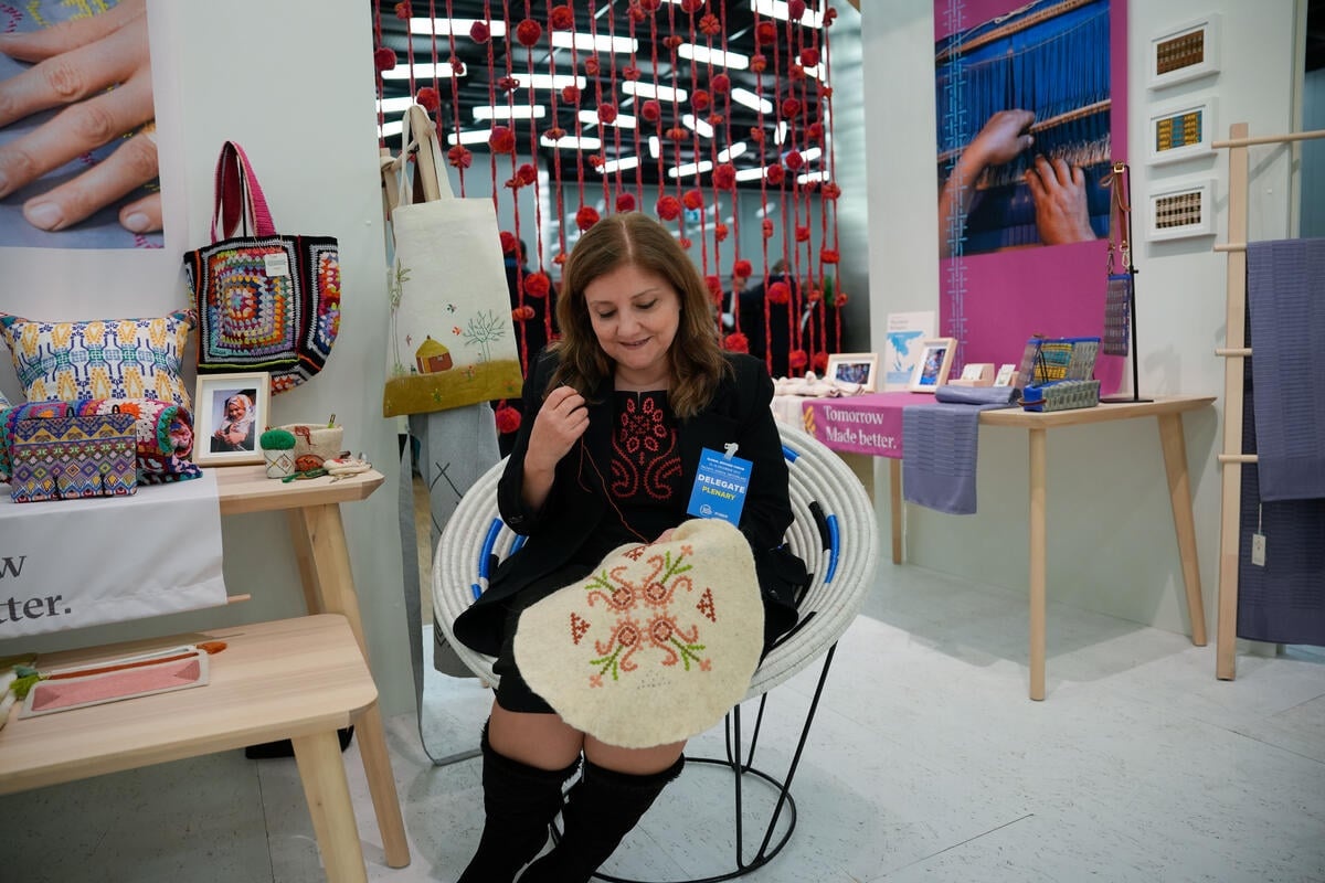 Switzerland. The MADE51 House for refugee artisans at the Global Refugee Forum 2023