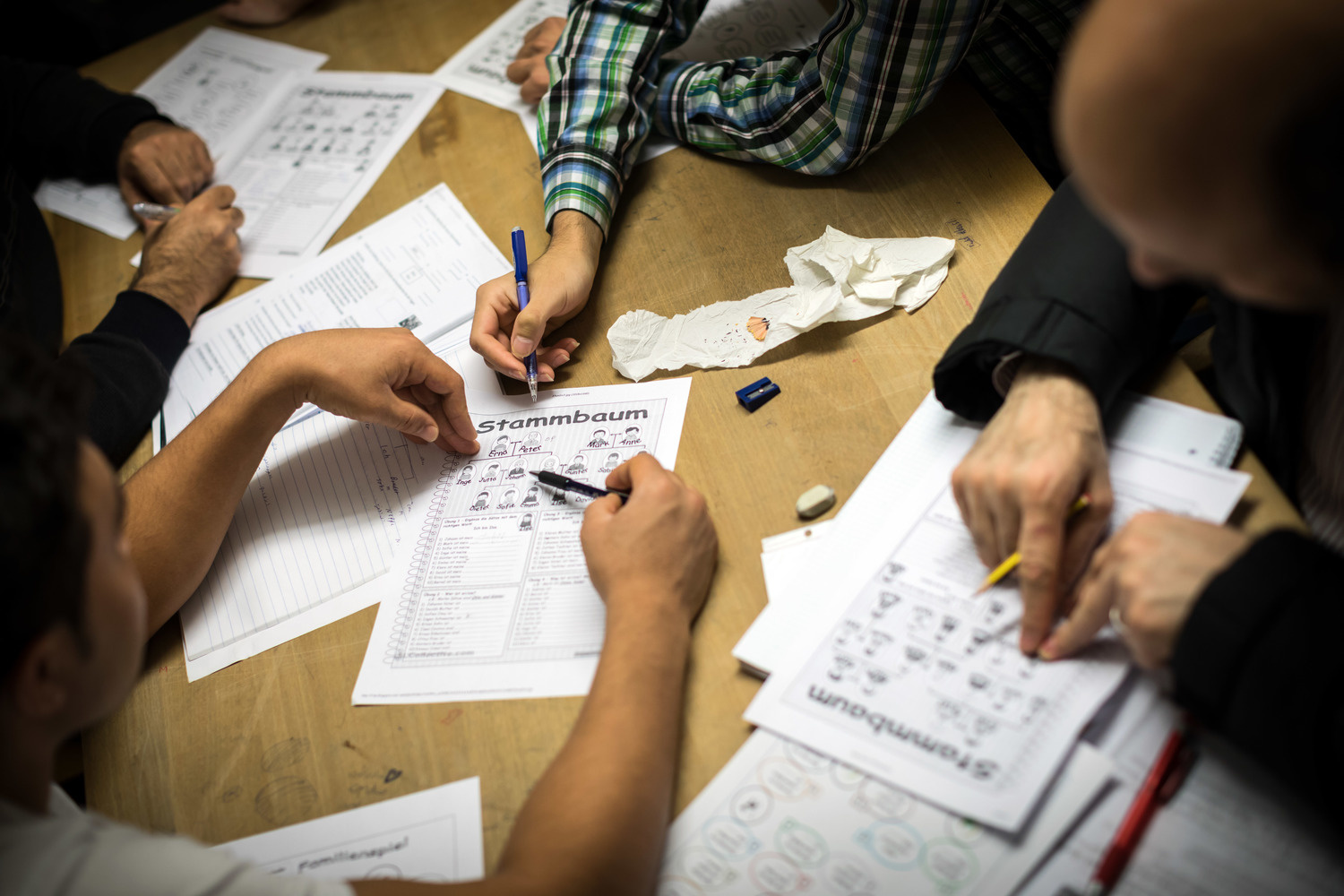 Austria. Refugee shelter founded in private initiative by a Austrian philanthropist Ute Bock