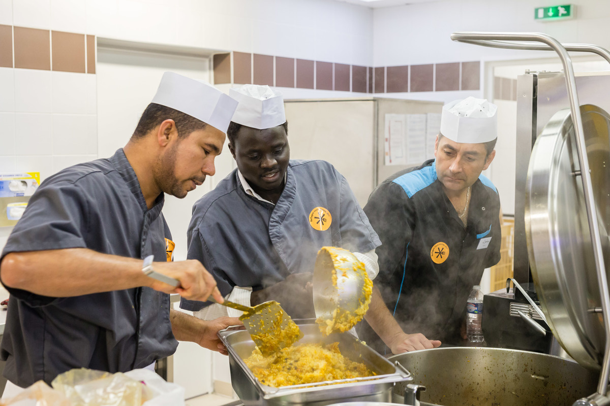 France. The Refugee Food Festival in Calvados