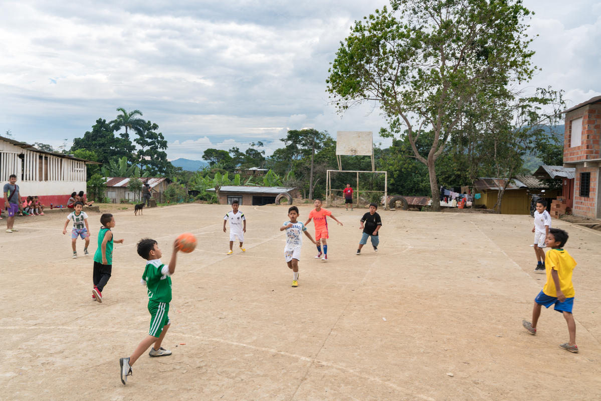 Colombia. Life in the 'Nueva Esperanza' settlement near Macao