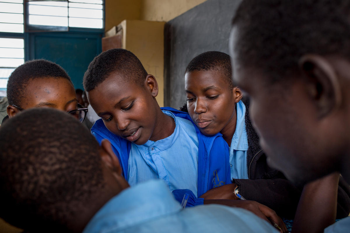 Rwanda. The school striving to give Burundian girls an education