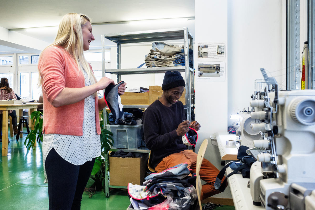 Switzerland. The textiles workshop empowering refugees
